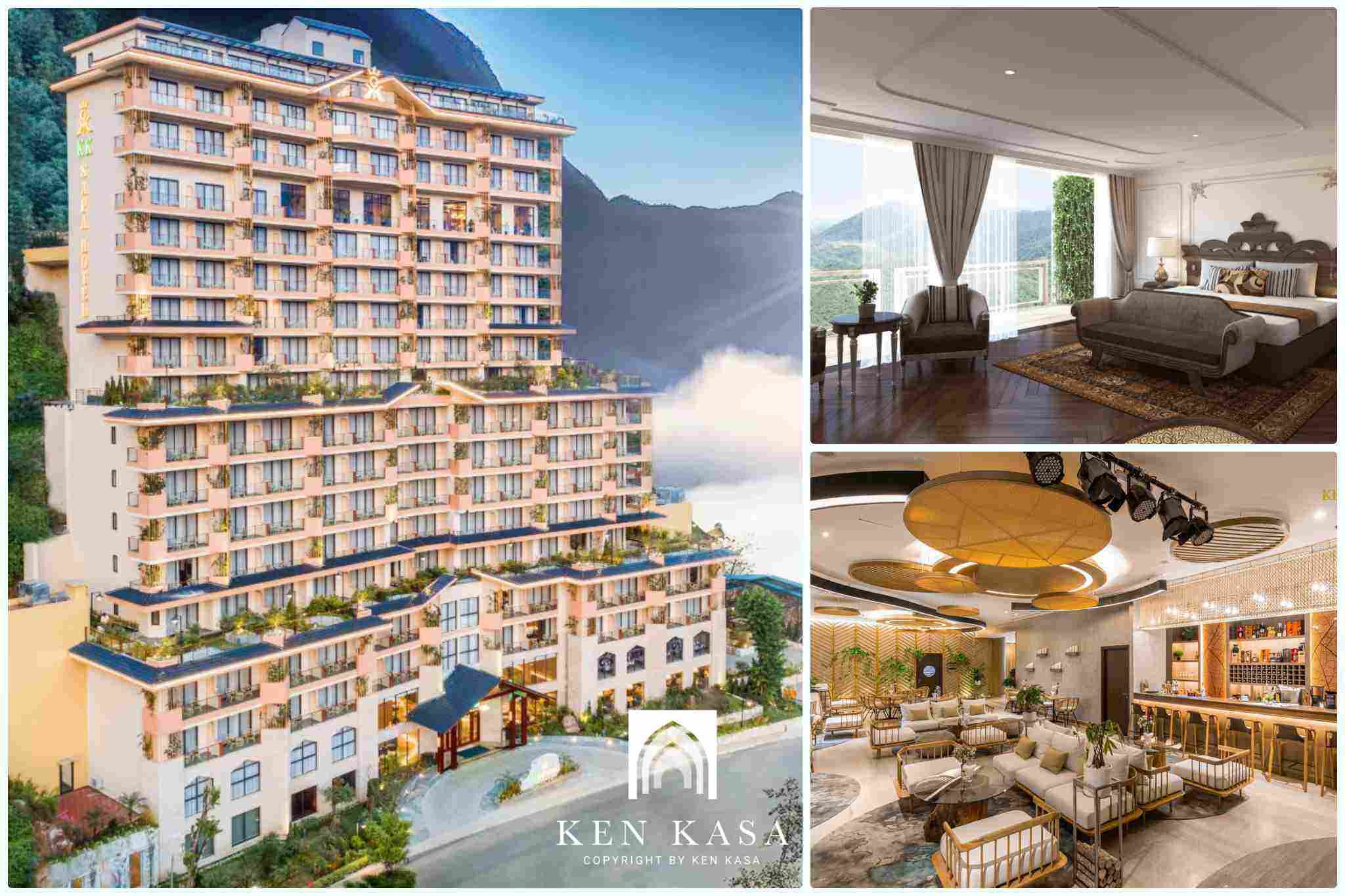Mẫu ph&ograve;ng tổng thống đẹp KK hotel Sapa